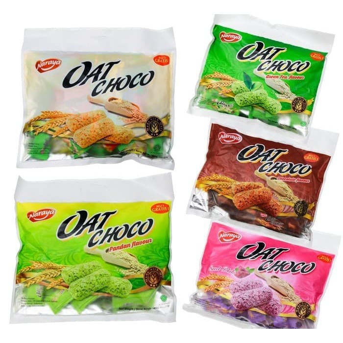 Jual Oats Naraya Oat Choco Netto 400 gr (Isi 40 pcs x @10gr) | Shopee ...