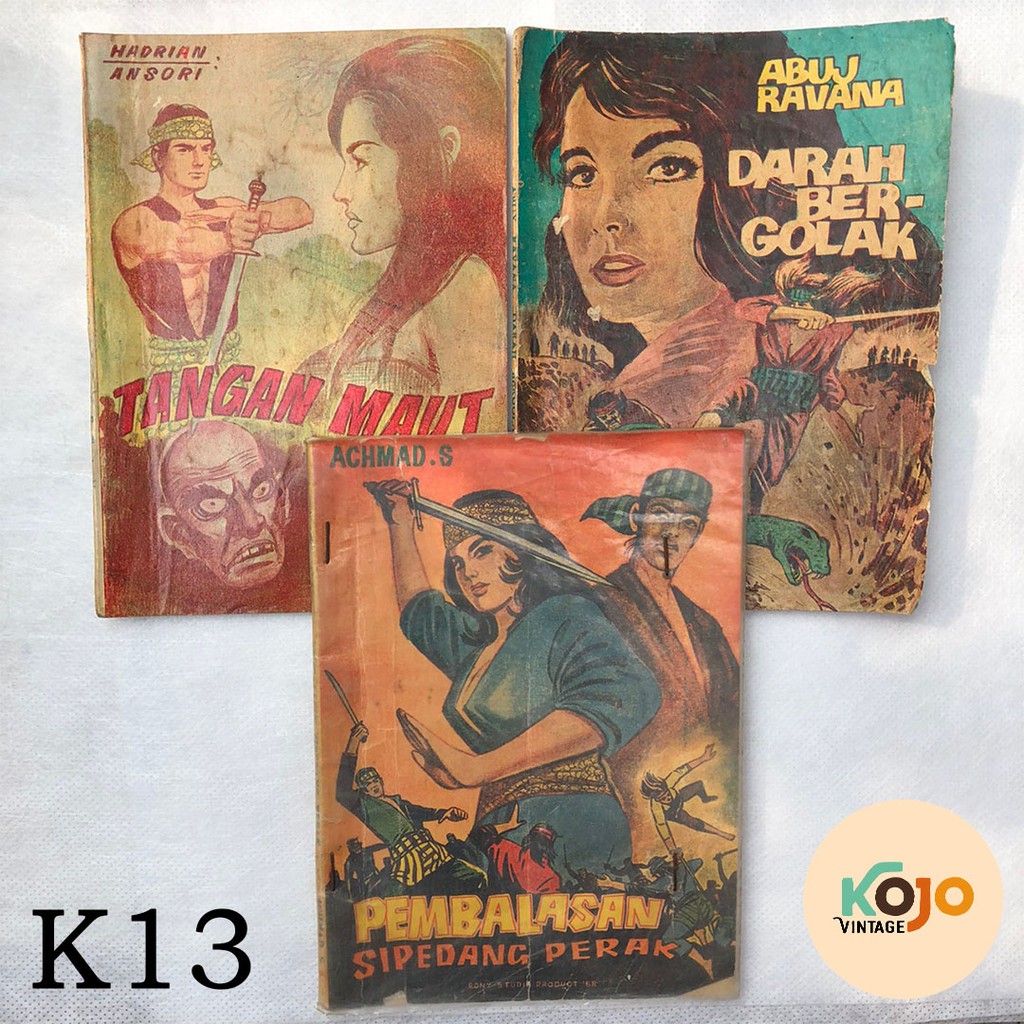 Jual Buku Komik Antik Jadul Lawas Langka Pembalasan Sipedang Perak