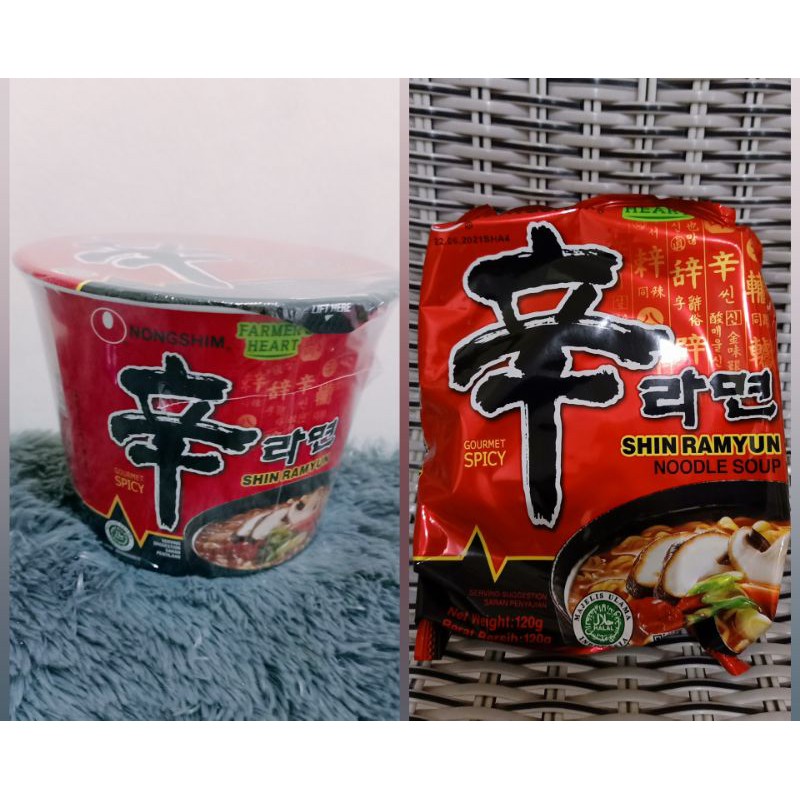 Jual Nongshim Shin Ramyun 120gr atau Shin Ramyun Cup Besar 117gr ...
