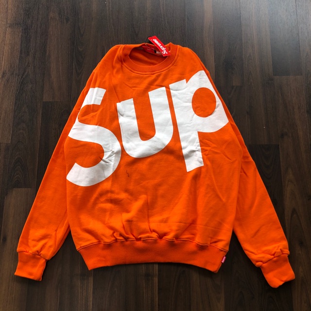 Supreme hot sale sweater orange