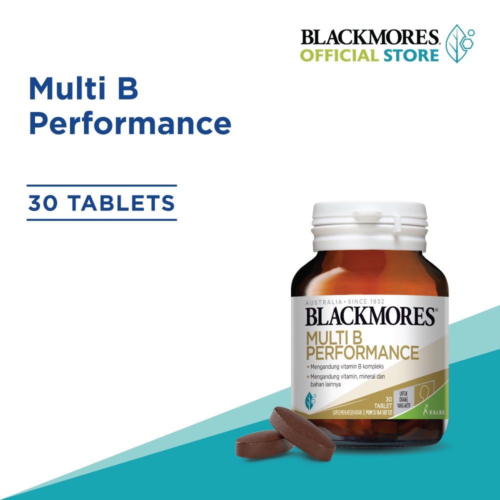 Jual Blackmores Multi B Performance 1 Tablet Sehari Isi 30 Tablet ...