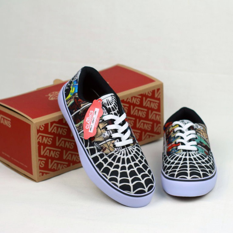 Sepatu vans shop marvel spider man