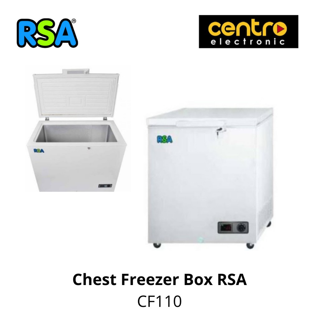 Jual RSA CHEST FREEZER BOX 100L CF110 | Shopee Indonesia