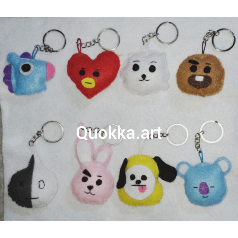 Jual Gantungan Kunci Bt21 Shopee Indonesia