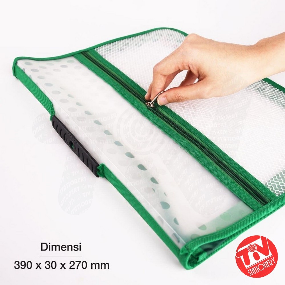 Jual Tas Kancing InterX BCX 200F Brief Case F4 / Folio Polkadot with ...