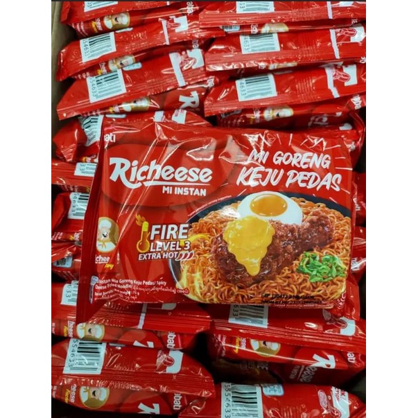 Jual Mie Richeese Goreng Lv 3 (1 dus) | Shopee Indonesia