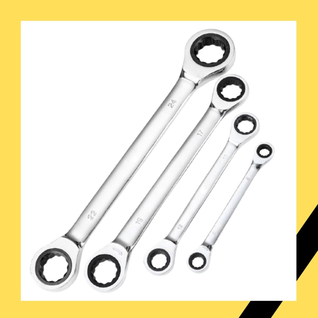 Jual KUNCI DOUBLE RING RACHET / KUNCI RING RATCHET | Shopee Indonesia