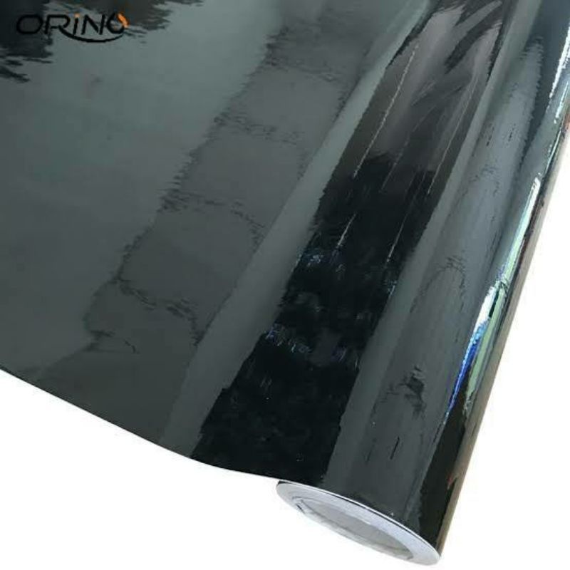 Jual Stiker Hitam Glossy / Stiker Hitam Mengkilap / Stiker Lentur