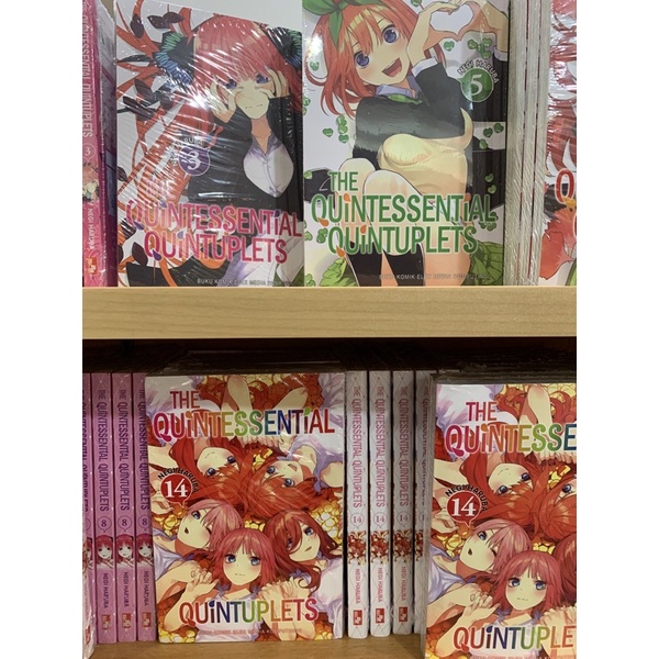 The Quintessential Quintuplets Vol 1-14, Manga Set by Negi Haruba