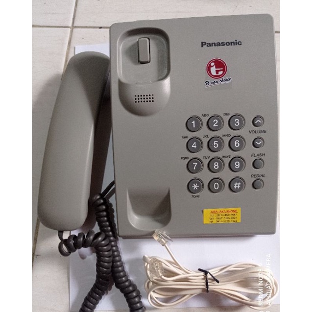 Jual Pesawat Telepon Panasonic SECOND SPESIAL KX--TS505 / KX-TS500 ...