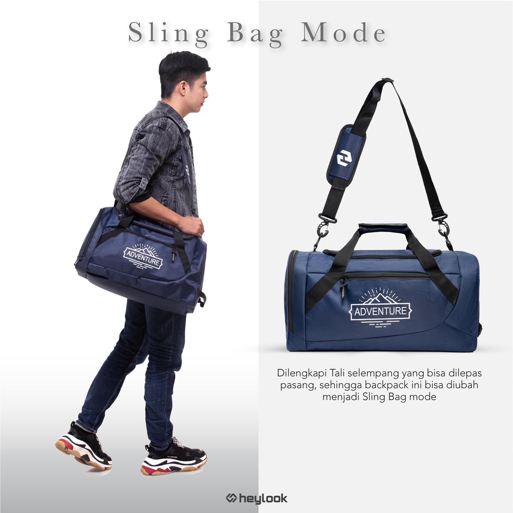 Jual HEYLOOK Official - Travelbag Tas Gym Tas Olahraga Tas Pulang