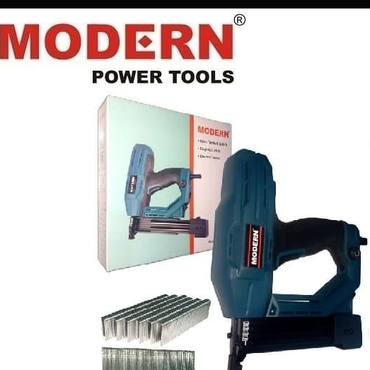 Jual MODERN M30FU Staples Paku Tembak Electric/ Electrik Tacker Gun ...