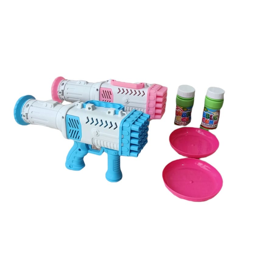 Jual Mainan Anak Bubble Gun Tembakan Gelembung Bubble Elektrik Trend ...