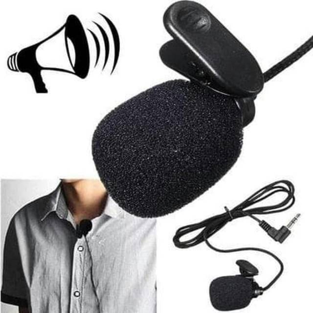 Jual MIKROFON MICROPHONE MIKROPON MIC CLIP ON MINI 3.5MM PREMIUM HIGH ...