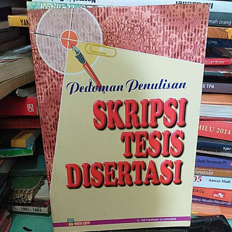 Jual Pedoman Penulisan Skripsi Tesis Disertasi | Shopee Indonesia