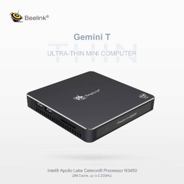 Mini PC Beelink Gemini T34 8/256GB SSD Windows 10 WIFI HDMI 4K USB 3.0