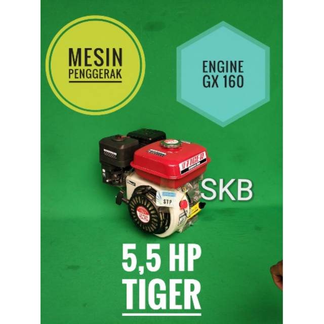 Jual Mesin Engine Atau Mesin Penggerak GX 160 Tiger | Shopee Indonesia