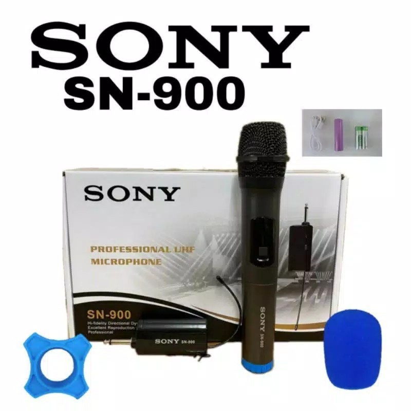 Jual mic wireless sony sn900 sn 900 microphone . | Shopee Indonesia