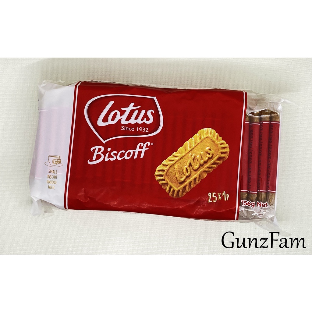 Jual Lotus Biscoff Biskuit Caramelized Karamel 156gr Si 25Pcs | Shopee ...