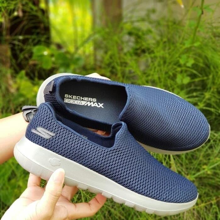 SEPATU PRIA SELIP ON SKECHERS GOGA MAX FOR MEN ORIGINAL 39-44 BRANDED  FOOTWEAR