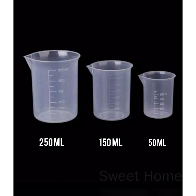 Jual Gelas Ukur Beaker 1 Set 3 Pcs Shopee Indonesia 3361