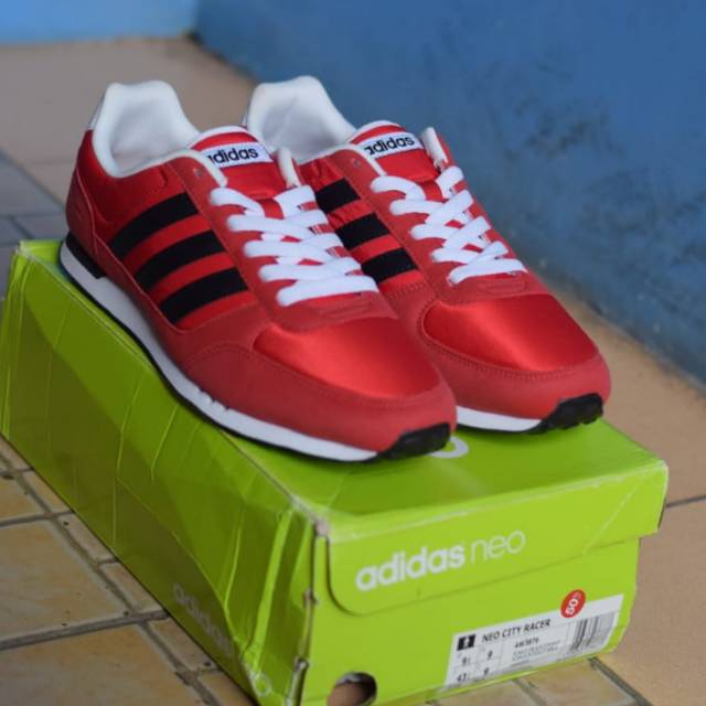 Adidas neo city racer red clearance