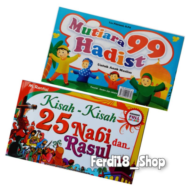 Jual Buku Kisah 25 Nabi Dan Rasul Lengkap Bergambar Full Colour Untuk ...