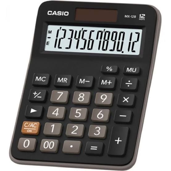 Jual Kalkulator- Calculator Casio Mx12 B Kalkulator Desktop Meja ...