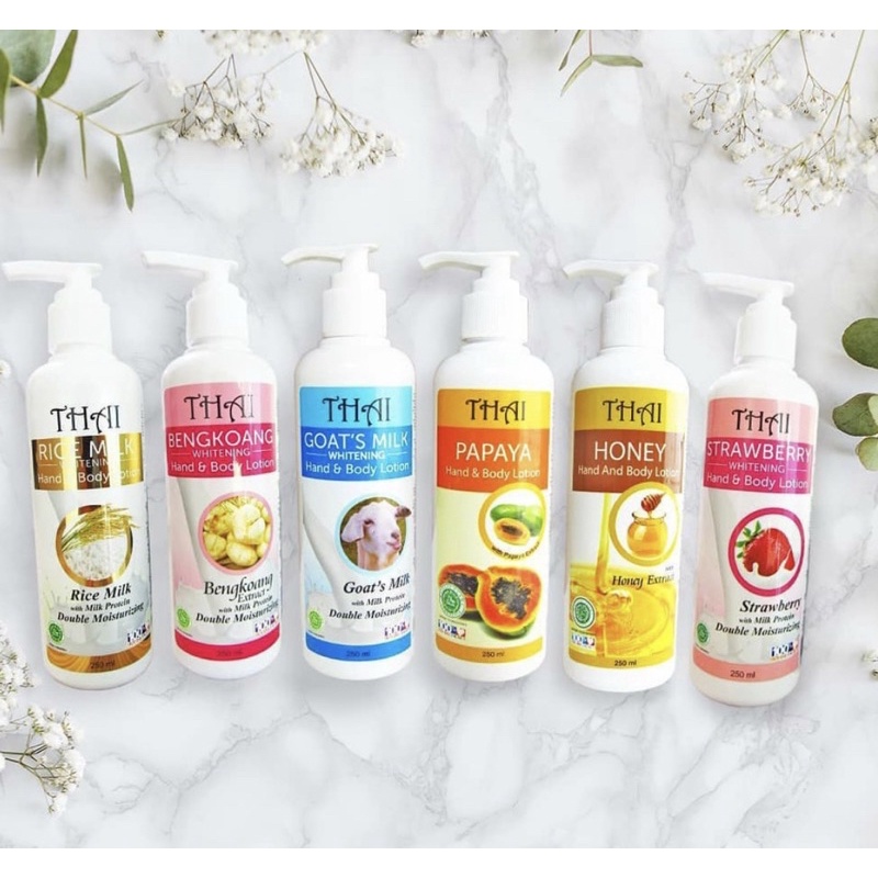 Jual THAI WHITENING GOAT'S MILK HAND & BODY LOTION 250 ml / Thai Body
