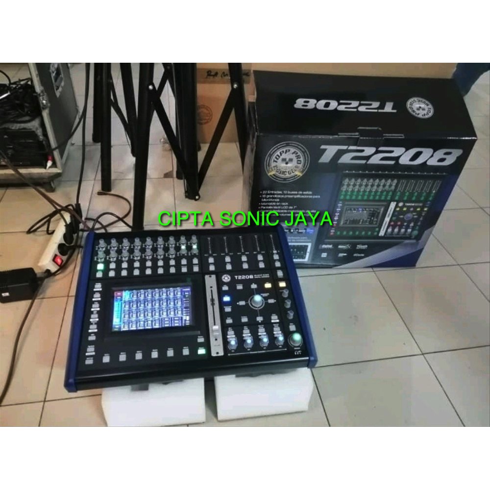 Jual (PETI KAYU) Digital Mixer TOPPRO Top Pro T2208 Original USA tipe