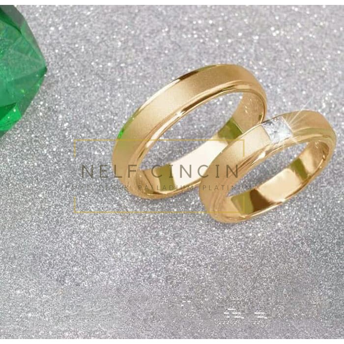 Jual Cincin Kawin Nikah Tunangan Couple Pernikahan Perak 925 Pasangan