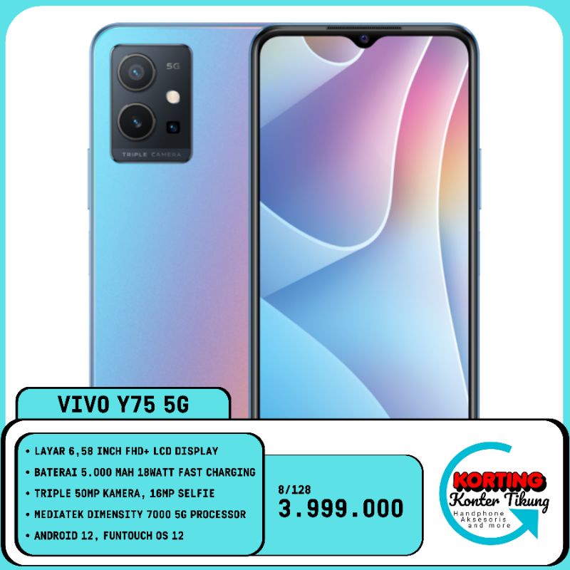 Jual VIVO Y75 5G | Shopee Indonesia