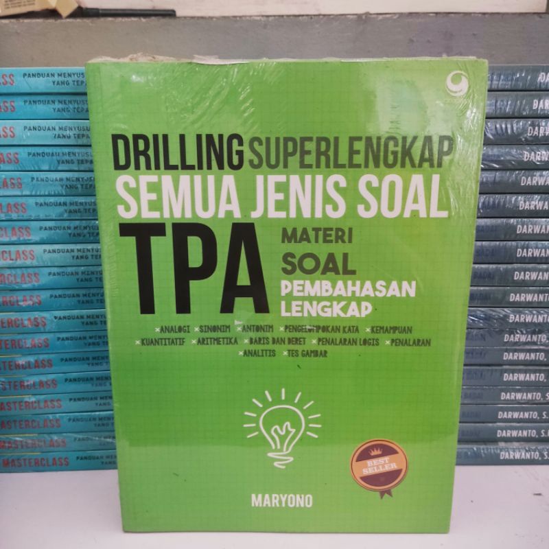 Jual Buku Murah - Drilling Super Lengkap Semua Jenis Soal TPA | Shopee ...