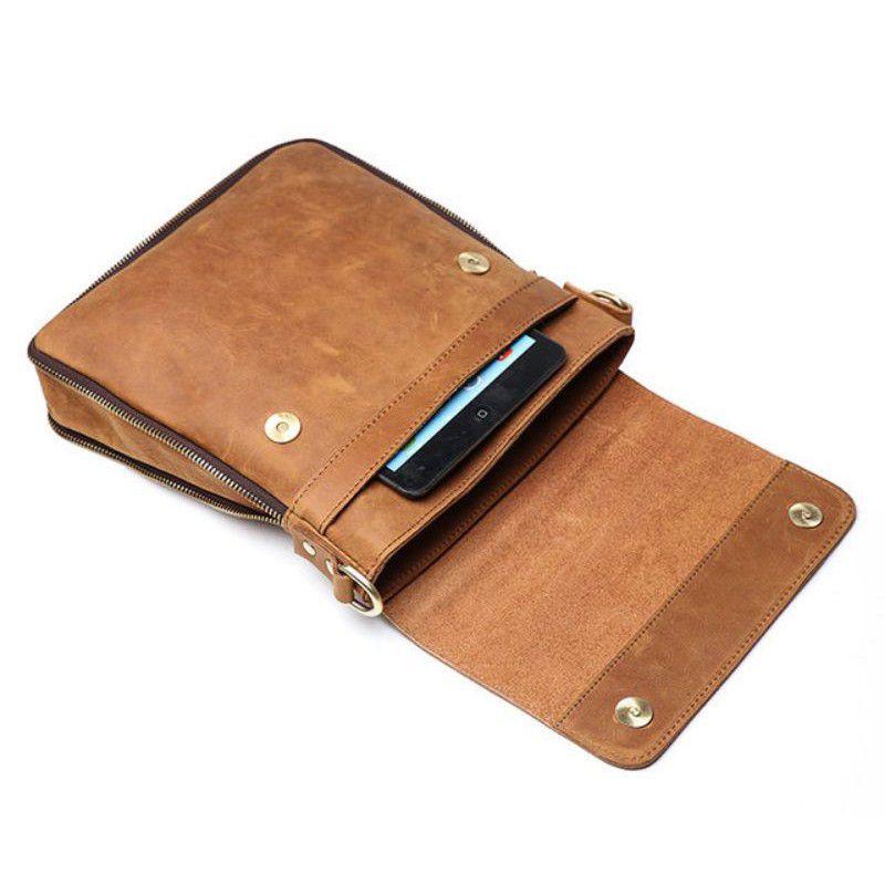 Jual Tas Selempang Pria Slingbag Pria Kulit Asli - Tas Selempang Kulit