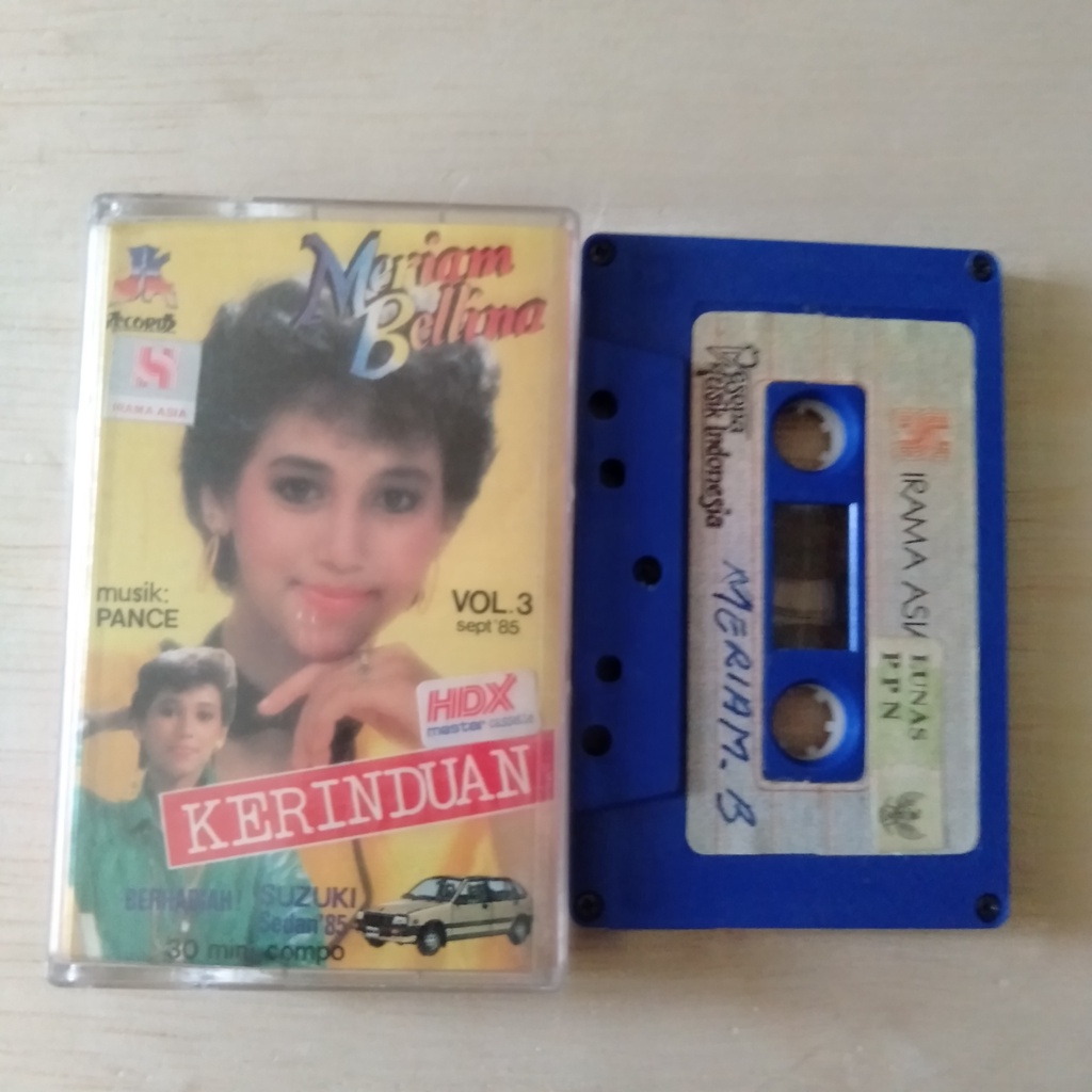 Jual Kaset MERIAM BELLINA Kerinduan | Shopee Indonesia