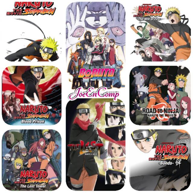 Jual NARUTO THE MOVIE (KOLEKSI) - BLURAY 1080P FD 16 GB TOSHIBA ...