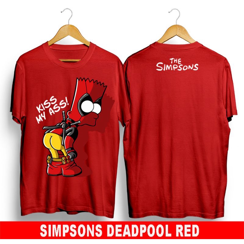 Jual T-shirt Baju Kaos Distro Anime Kartun Simpsons Pilox Blue Simpsons ...