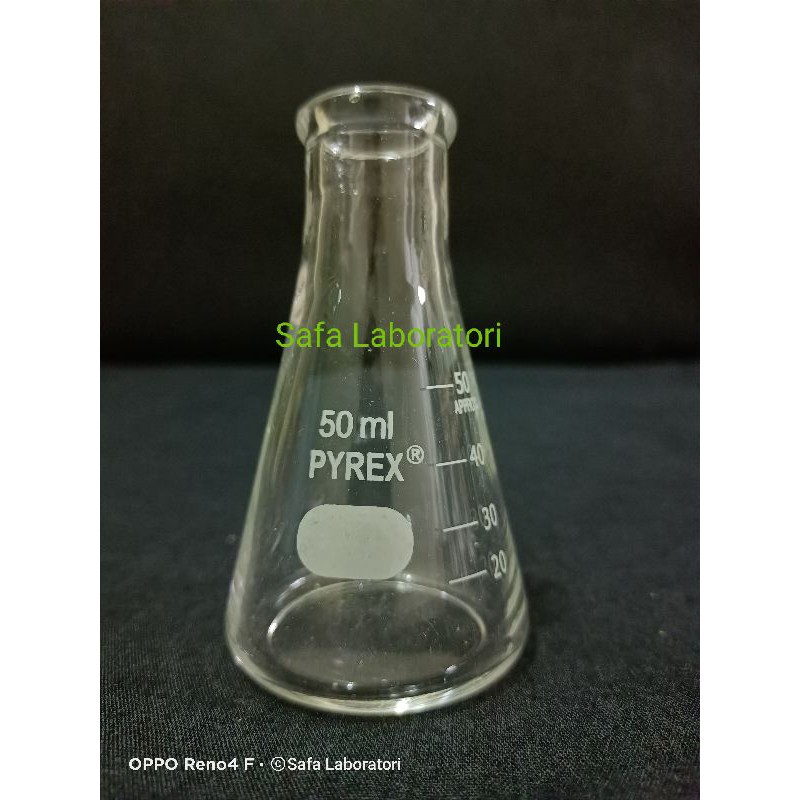 Jual Erlenmeyer Flask Labu Erlenmeyer 50 Ml Pyrex Shopee Indonesia 9189