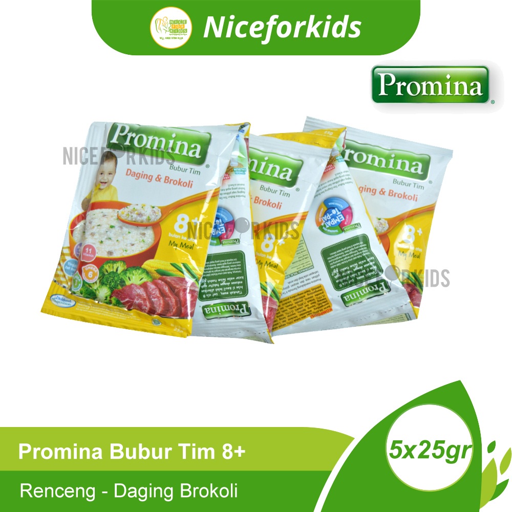 Jual Promina Bubur Tim Bayi 8+ Renceng 5x20gr Aneka Rasa / Bubur Nasi ...
