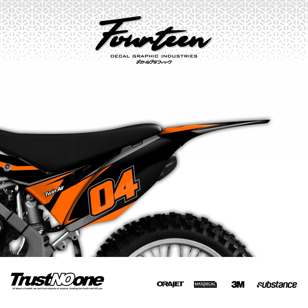 Jual STICKER DECAL KLX GORDON - DECAL BODY GORDON / STIKER DEKAL TRAIL ...