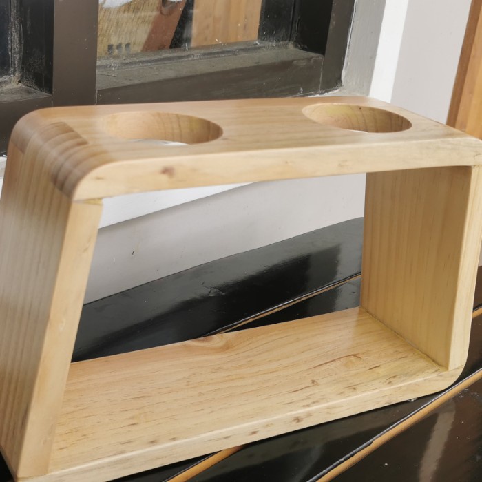 Jual stand dripper v60 coffee kayu solid pour over 3 hole - 2 hole ...