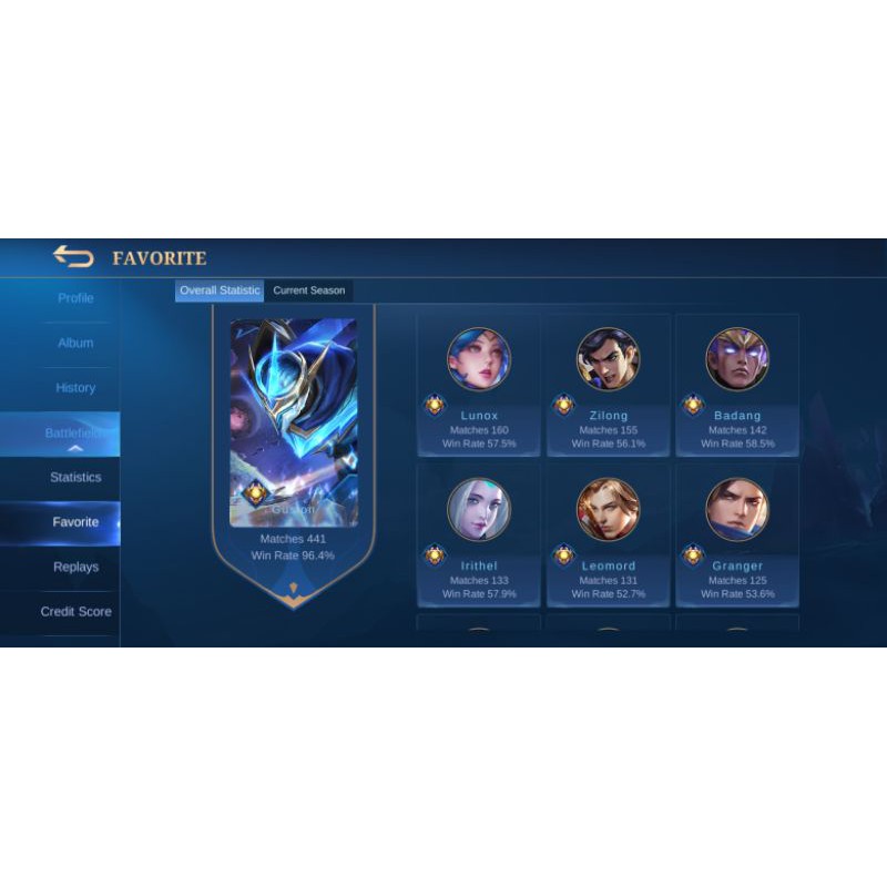 Jual Akun Mobile legend sultan harga murah | Shopee Indonesia