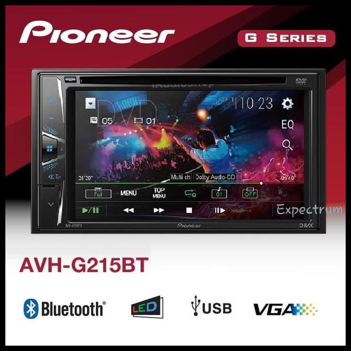 Jual Pioneer AVHG215BT Tape Mobil AVH G215 BT Double Din Head Unit