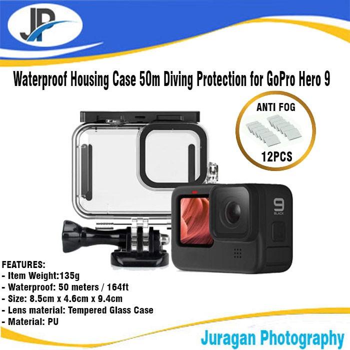 Jual Case Waterproof Gopro Hero 9 Housing Underwater Go Pro hero9 ...