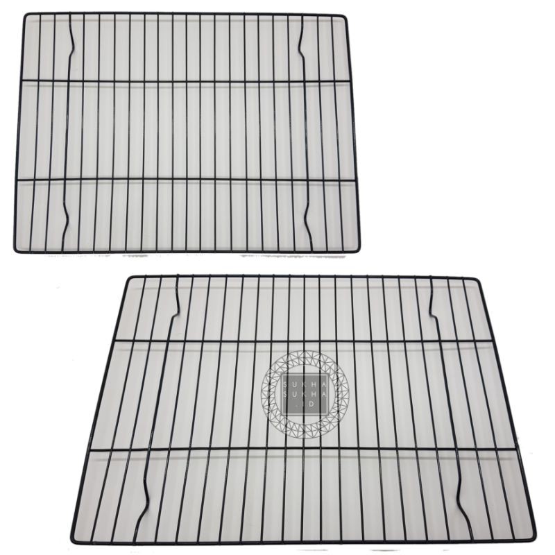 Jual Cooling Rack Rak Pendingin Galvanis Hitam 40x60cm | Shopee Indonesia