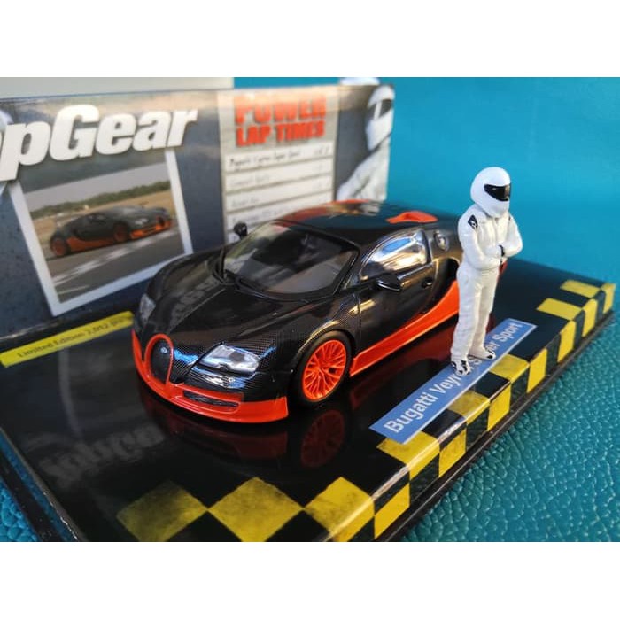 B20 1:43 MINICHAMPS 400 110840 BUGATTI VEYRON SUPER SPORT 2010 CARBON ORANGE NMB