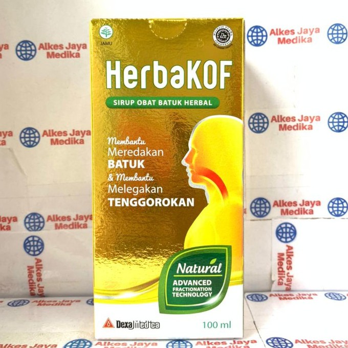 Jual Herbakof Ml Obat Batuk Herbal Shopee Indonesia