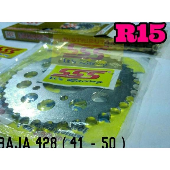 Jual R15 : GEARSET / GIRSET / GEAR SET/ GIR SET YAMAHA R15 SSS BAJA 428 ...
