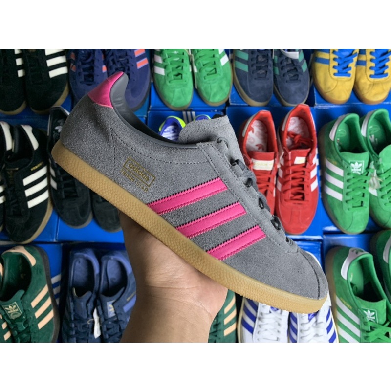 Adidas trimm best sale star grey pink