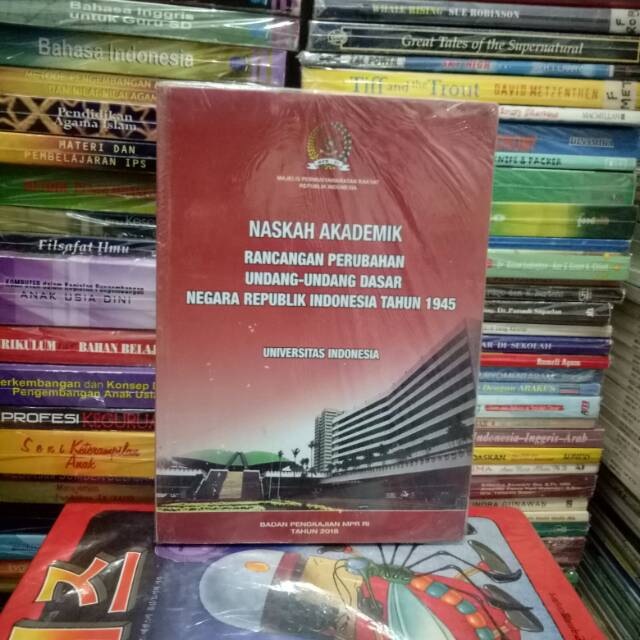 Jual Original Buku Naskah Akademik Rancangan Perubahan Undang Undang ...